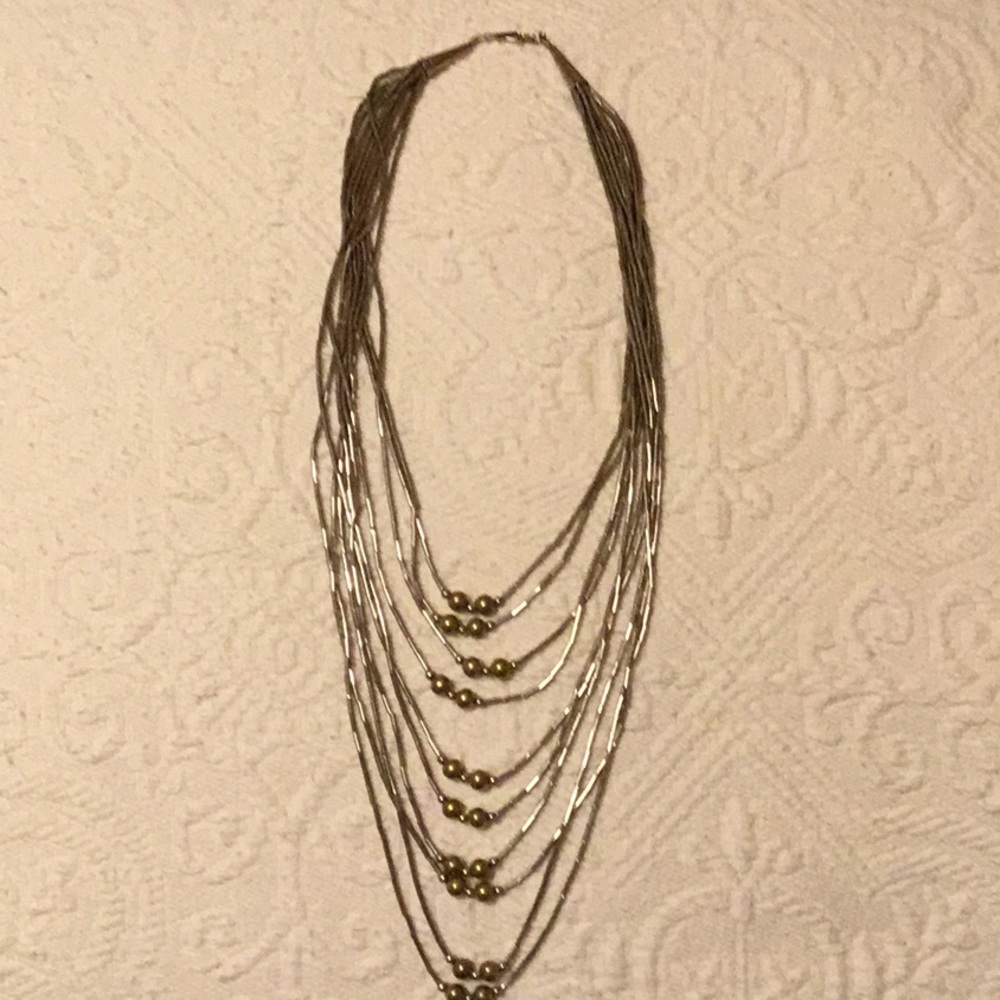 Native American nickel silver necklace